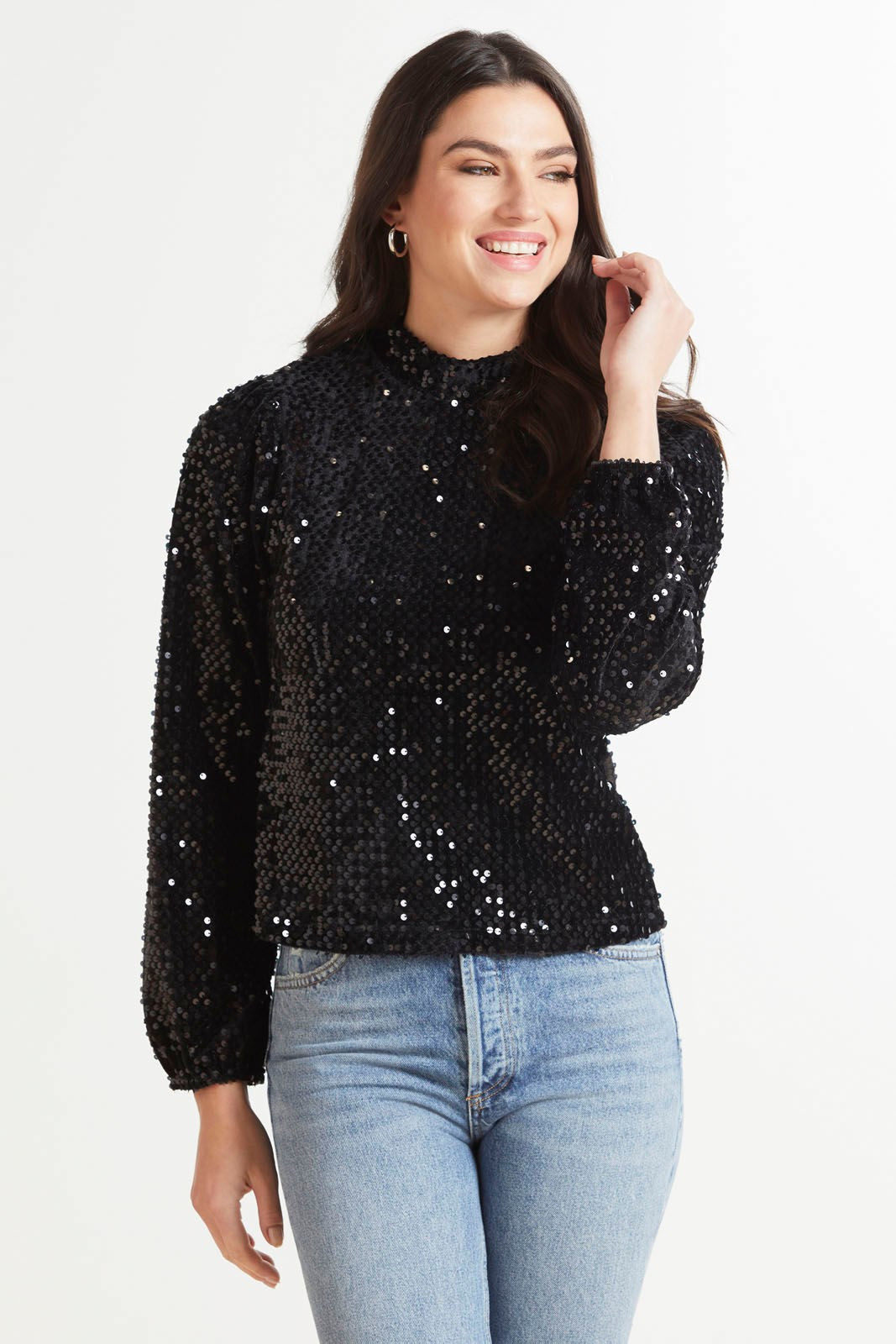 SANCTUARY All Nighter Mock Neck | EVEREVE | Evereve
