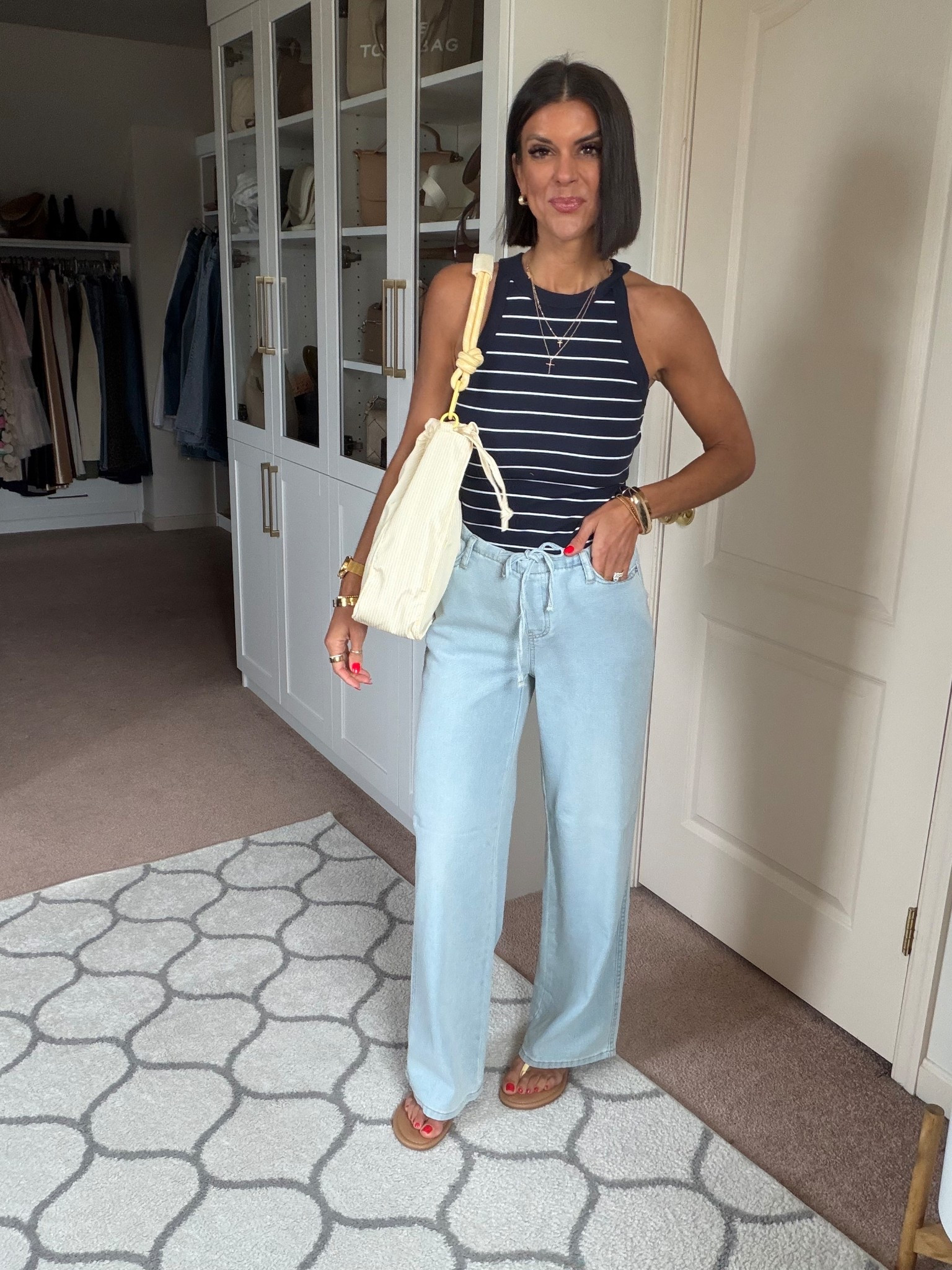 These Walmart pull on jeans were on the top seller list this week! I’m 5’5 and in size xs in both tank and jeans

#LTKSeasonal #LTKootd #LTKgrwm