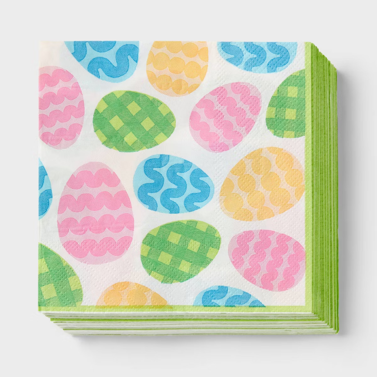 30ct Easter Eggs Paper Beverage Disposable Napkin - Spritz™ | Target