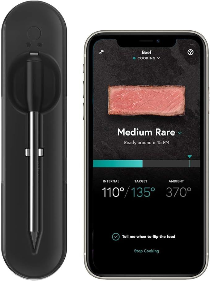 Amazon.com: Yummly Smart Meat Thermometer with Wireless Bluetooth Connectivity: Home & Kitchen | Amazon (US)