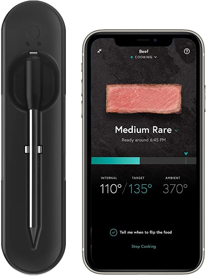 Yummly YTE000W5KB Premium Wireless Smart Meat Thermometer with Long Range Bluetooth Connectivity ... | Amazon (US)