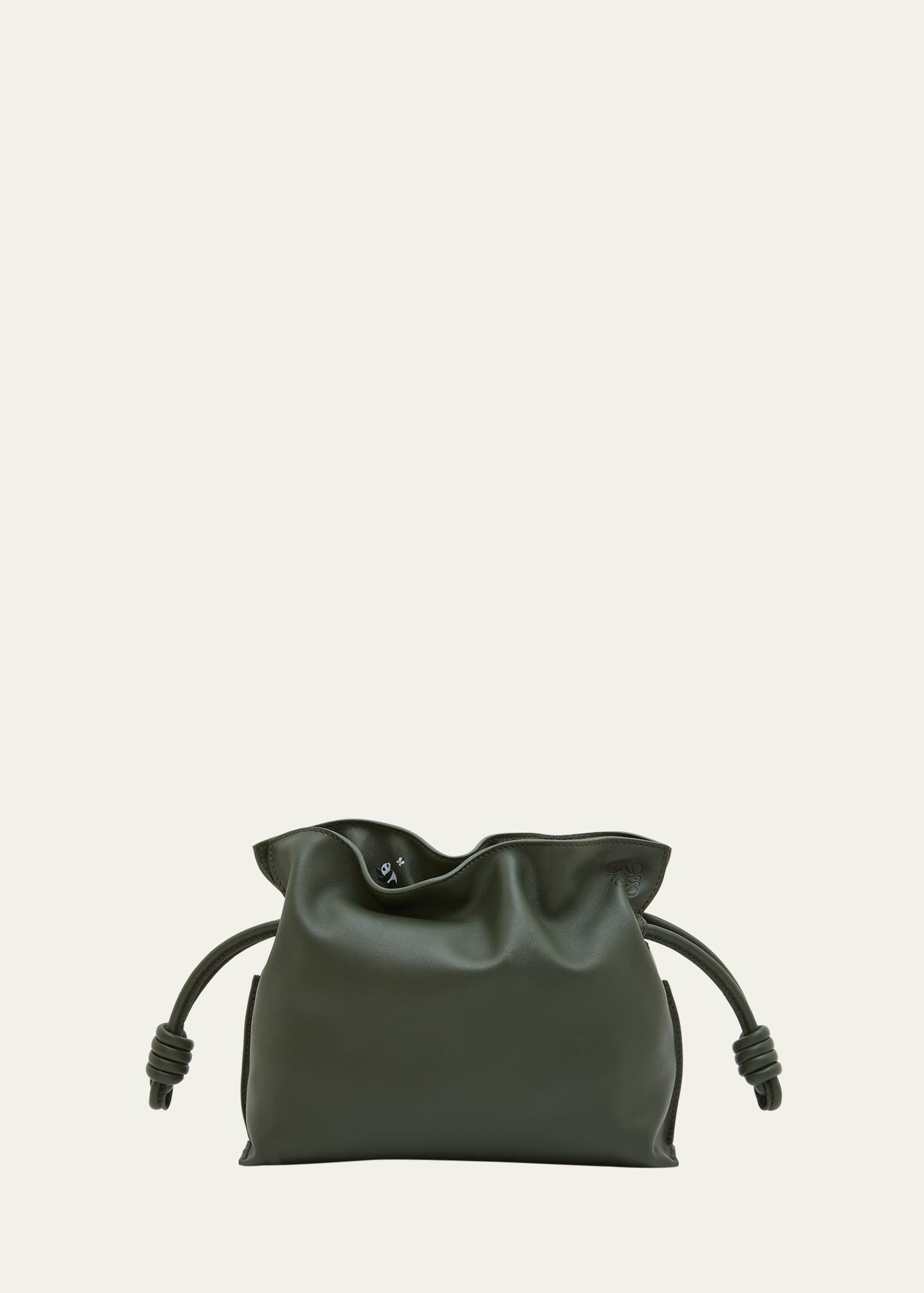 Loewe Flamenco Mini Clutch Bag in Napa Leather with Pandas | Bergdorf Goodman