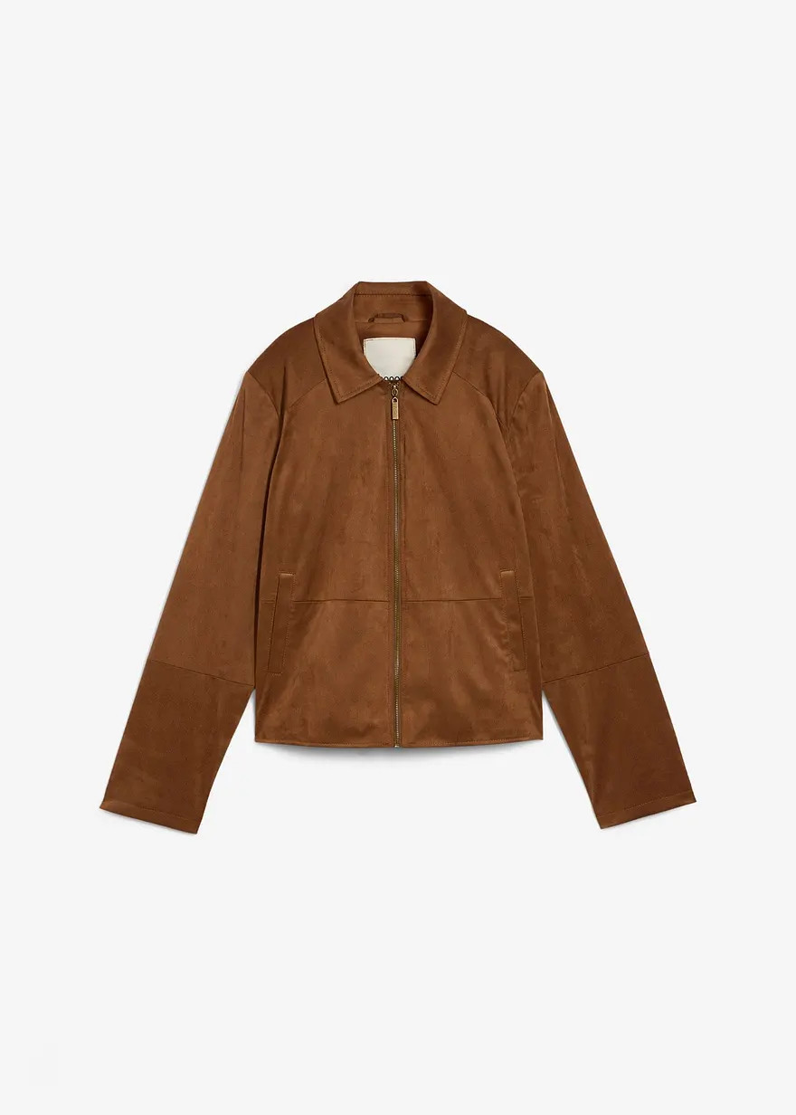 Velourslederimitat-Jacke | Bonprix DE