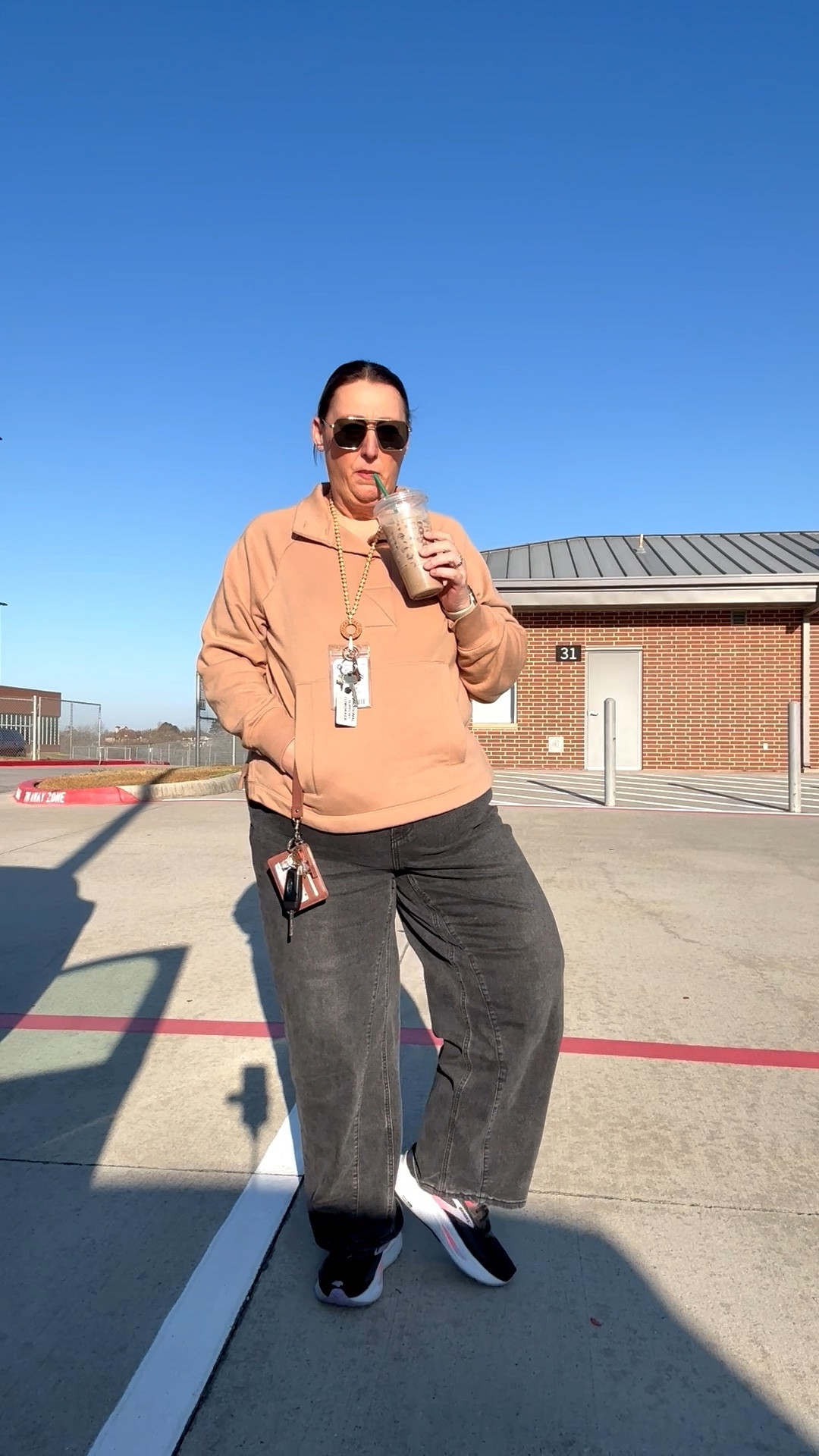 Comfortable but understood the assignment. 🖤 

#LTKootd #LTKOver40 #LTKPlusSize