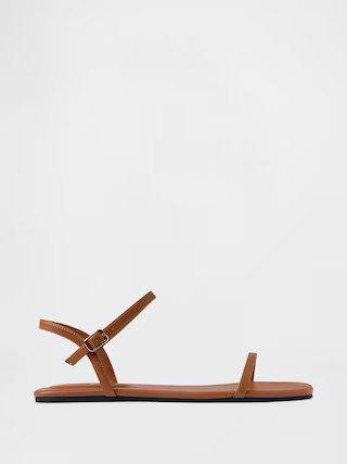Vegan-Leather Strappy Sandals | Gap Factory