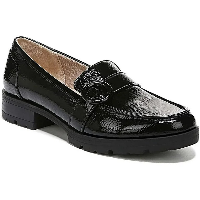 LifeStride BLACK Women's Lolly Patent Leather Loafers Shoes, US 8M | Walmart (US)