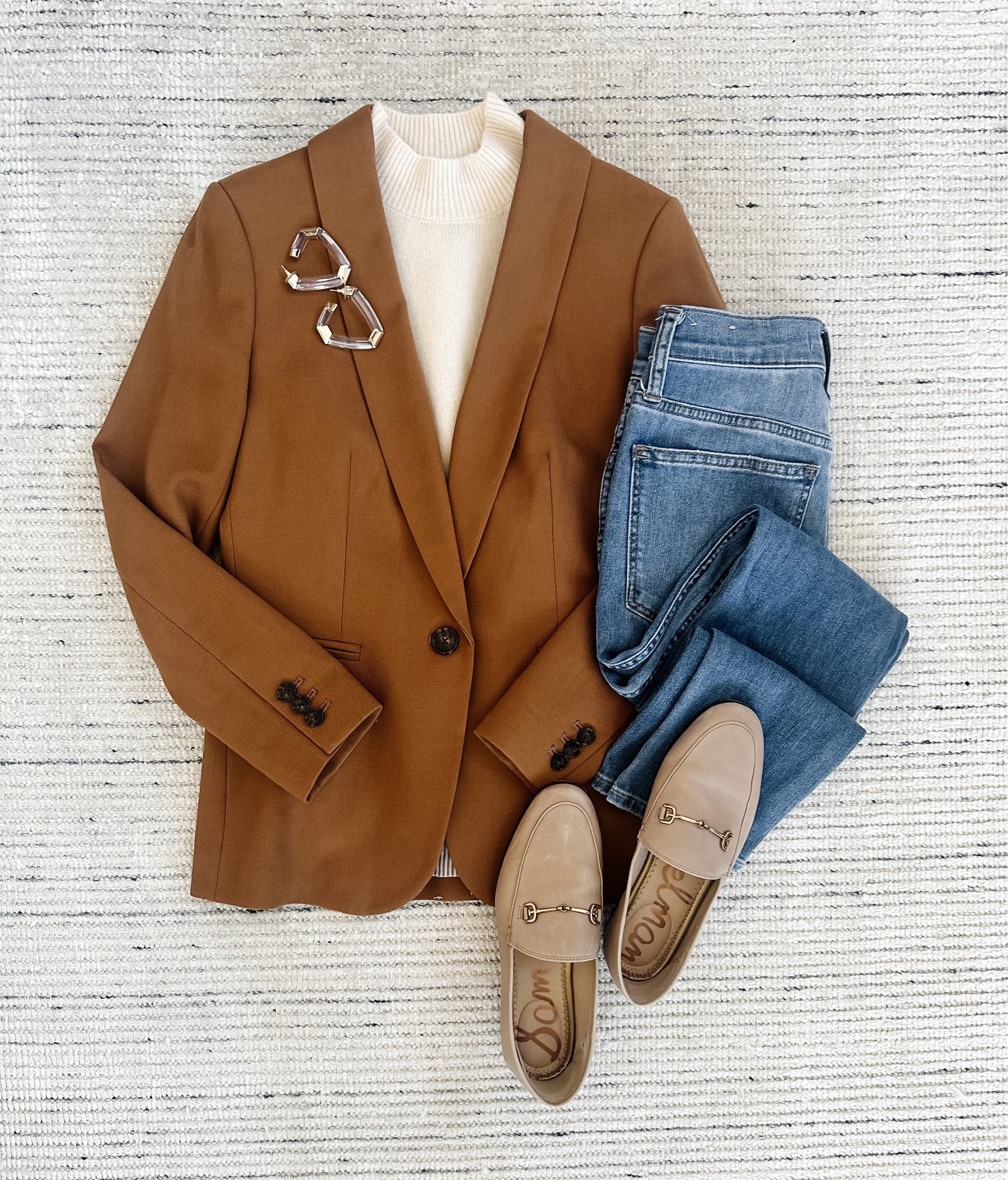 Smart casual fall workwear with my all time favorite blazer that I own in black and navy also and is on sale for 65% off paired with mom jeans and loafers. 

#LTKStyleTip #LTKSaleAlert #LTKWorkwear