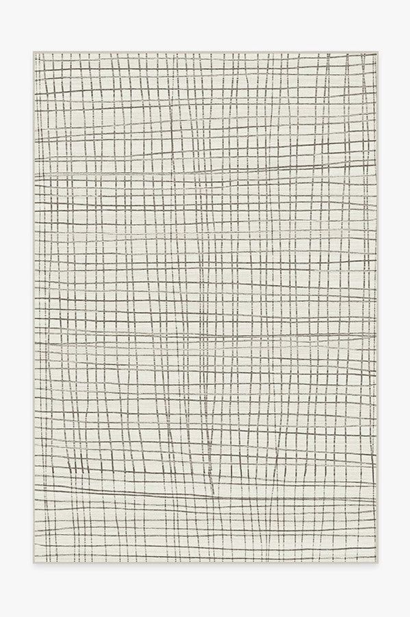 Modern Grid Grey Rug | Ruggable