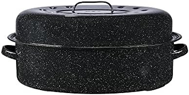 Granite Ware 19-Inch Covered Oval Roaster | Amazon (US)