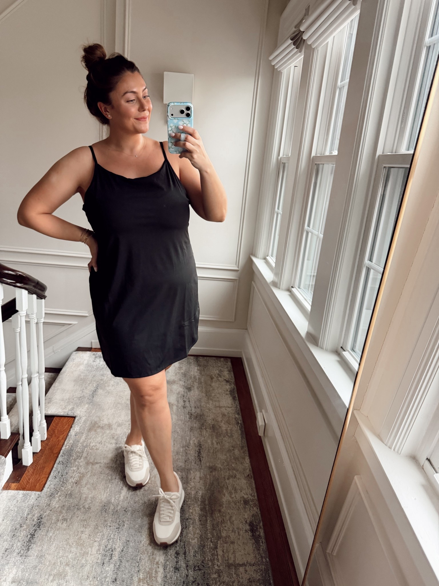 Wearing size 2X in athletic dress w/ shorts (could have done my normal 1X). Use CARALYN15 on your first order @Spanx for 15% off + free shipping 

#LTKActive #LTKMidsize #LTKootd