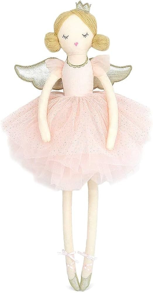 MON AMI Sugar Plum Fairy Doll with Wings | 22-Inch Elegant Plush Doll with Tulle Dress & Tiara | ... | Amazon (US)