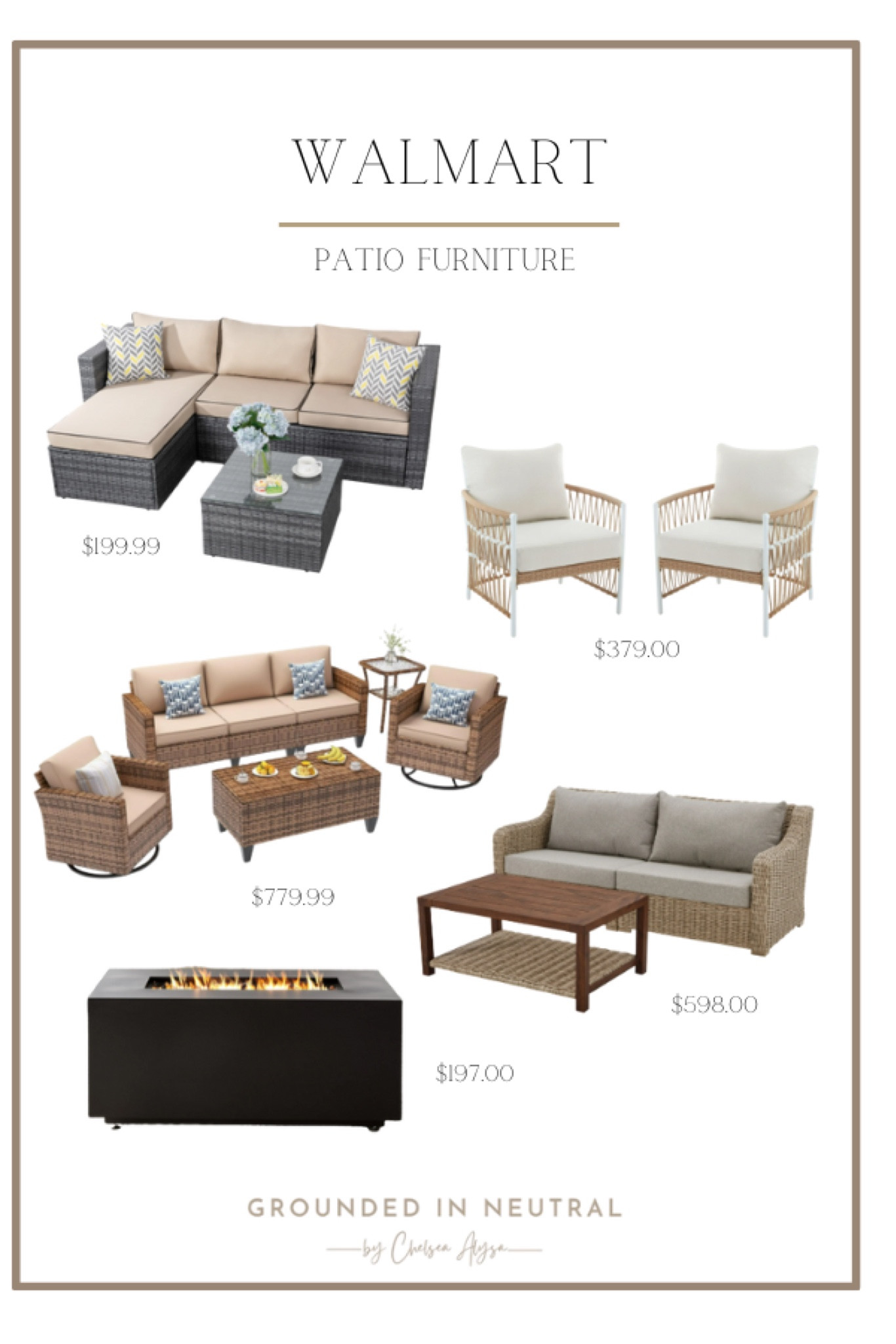 Walmart patio furniture I’m loving!

#LTKSeasonal #LTKHome