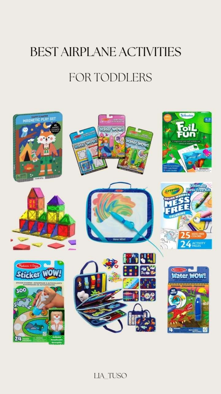 Keep your toddler engaged with these airplane activities. Quiet, mess-free, and perfect for in-flight fun.

#airplaneactivities 

 #LTKTravel #LTKKids