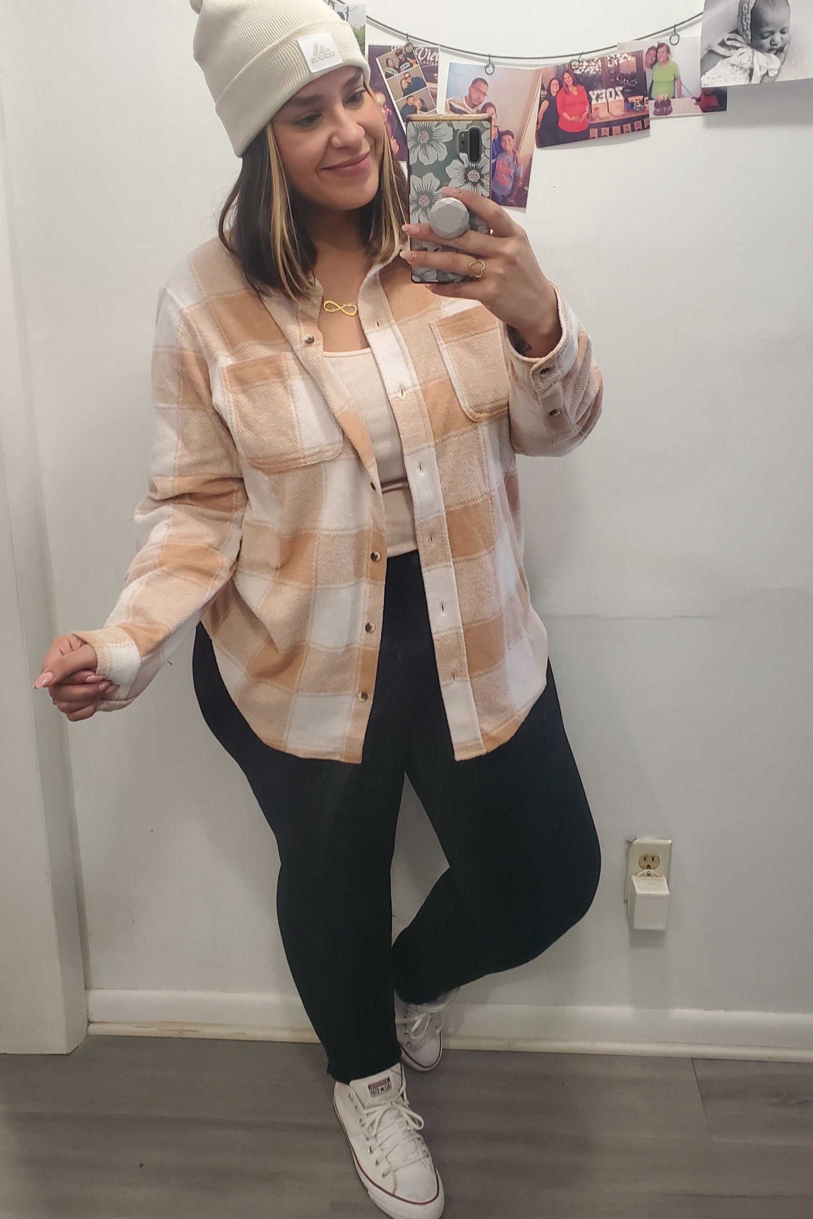 How adorable is Rachel?! 😍 She’s wearing the cute flannel we keep raving about from Walmart! Details on the rest of her outfit below ⬇️

Jeans -Lauren Conrad Kohl's size 16
Adidas Hat- Kohl's
Sneakers - mid rise converse also from Kohl's

#LTKunder50 #LTKFind #LTKfit