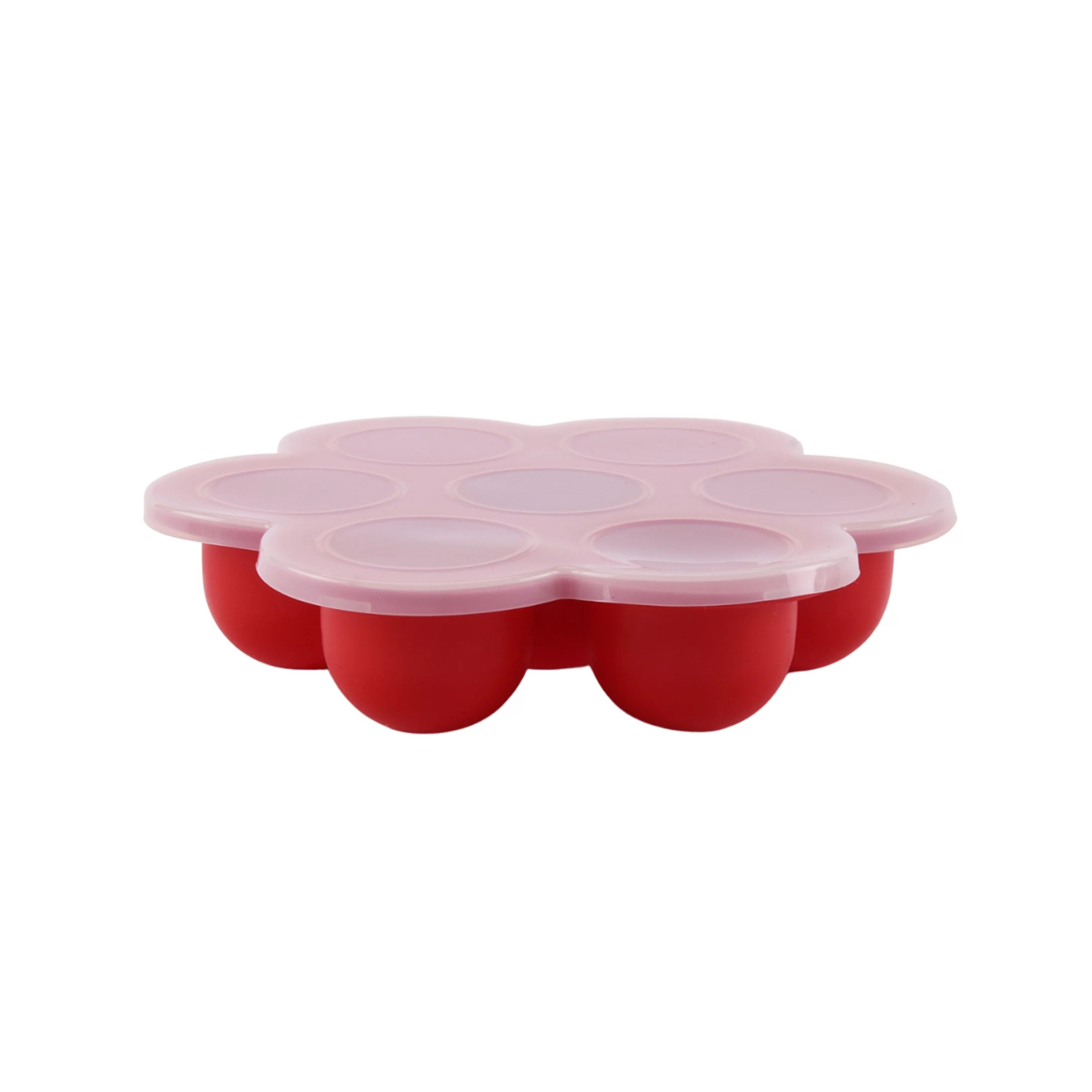 Mainstays Silicone Egg Bite Mold with Lid, Red | Walmart (US)