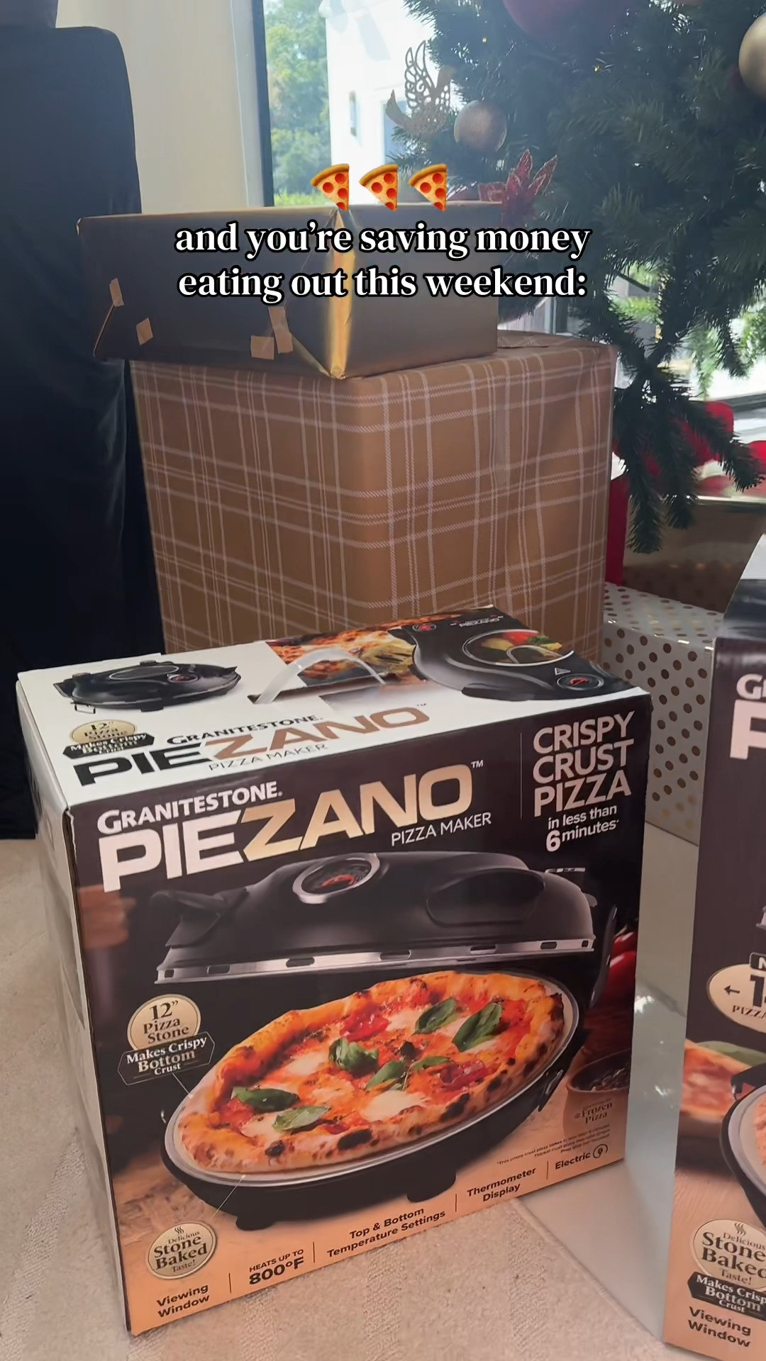 Homemade pizza night just got a serious upgrade with this countertop pizza oven. These sizes are perfect for making personal pizzas at home when takeout is not on the agenda. 

 #LTKfoodie #LTKHome #LTKSaleAlert