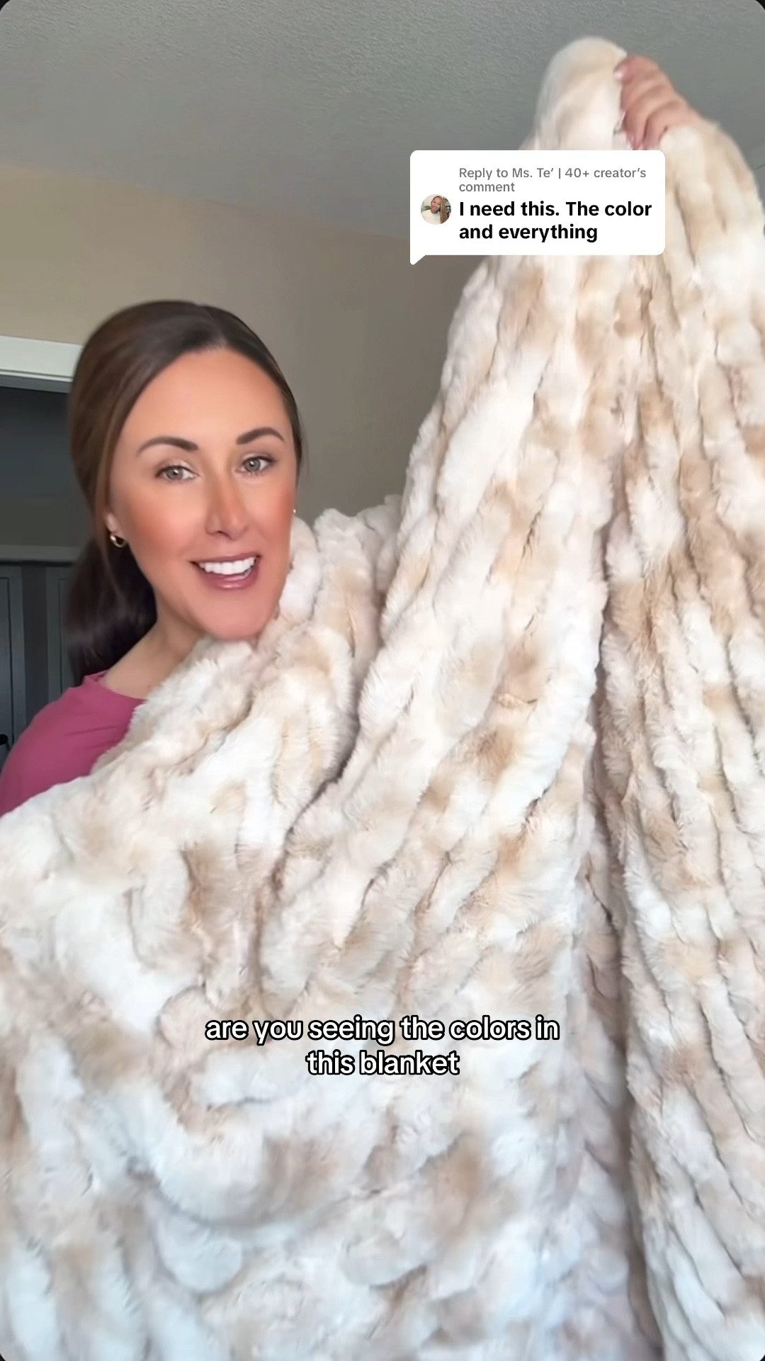 The Dreamer Blanket by Comfrt in the color Cappuccino 🧸🩷

#LTKSaleAlert #LTKSeasonal #LTKHome