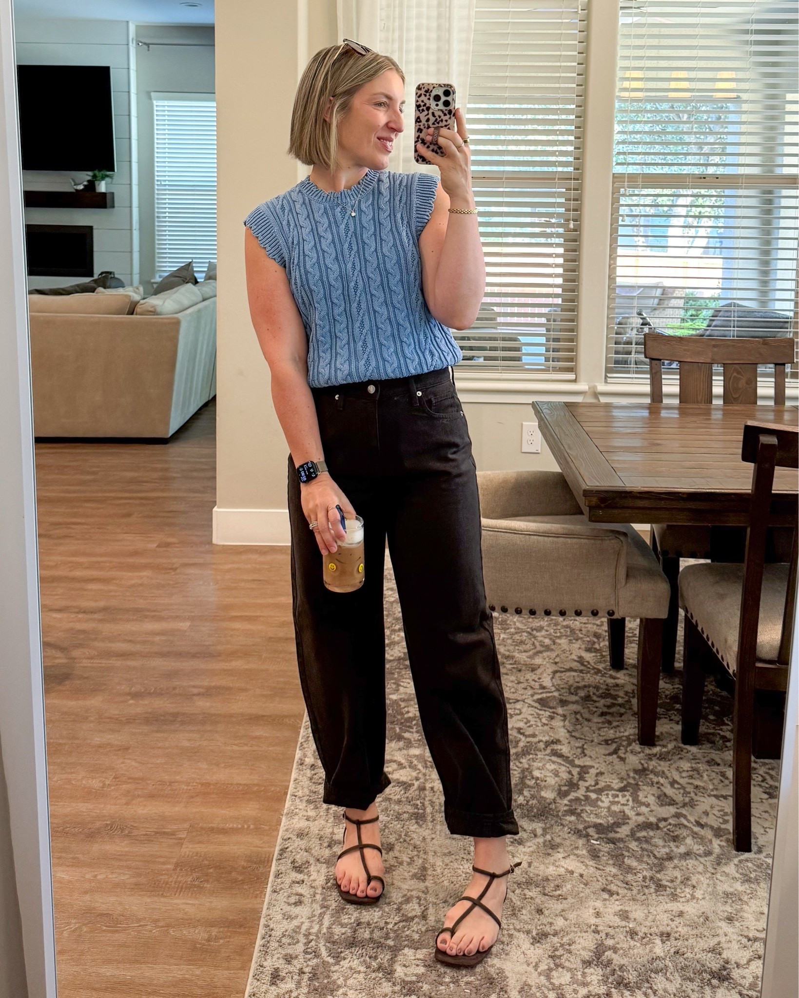 Brown and blue is GIVING right now and this barrel jeans are on sale for under $30!

#LTKdayinmylife #LTKmomlife