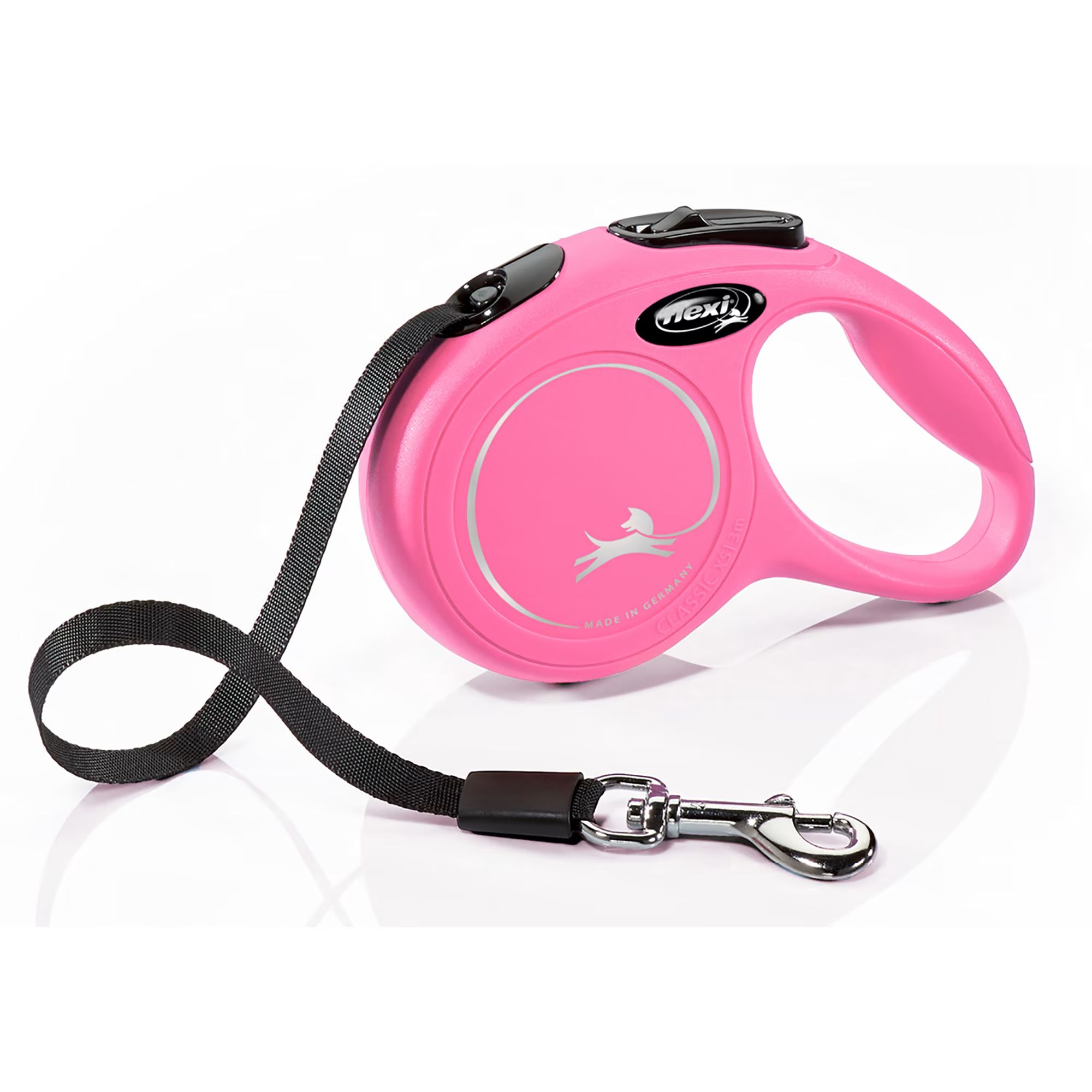 Flexi Classic Retractable Dog Leash in Pink, Extra Small 10' | Petco