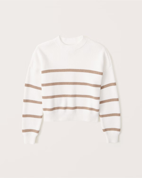 Striped Crewneck Sweater | Abercrombie & Fitch (US)