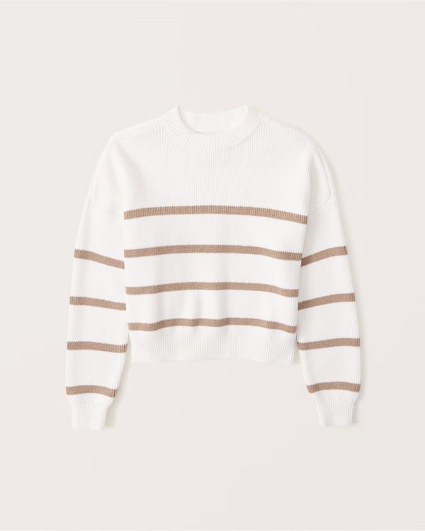 Striped Crewneck Sweater | Abercrombie & Fitch (US)