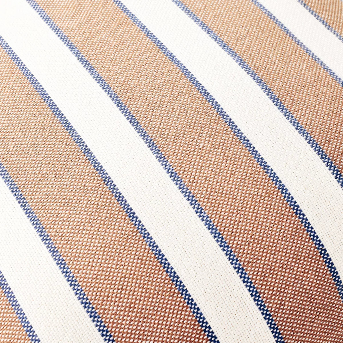 18"x18" Square Throw Pillow Toffee/Sour Cream Stripe - Hearth & Hand™ with Magnolia | Target
