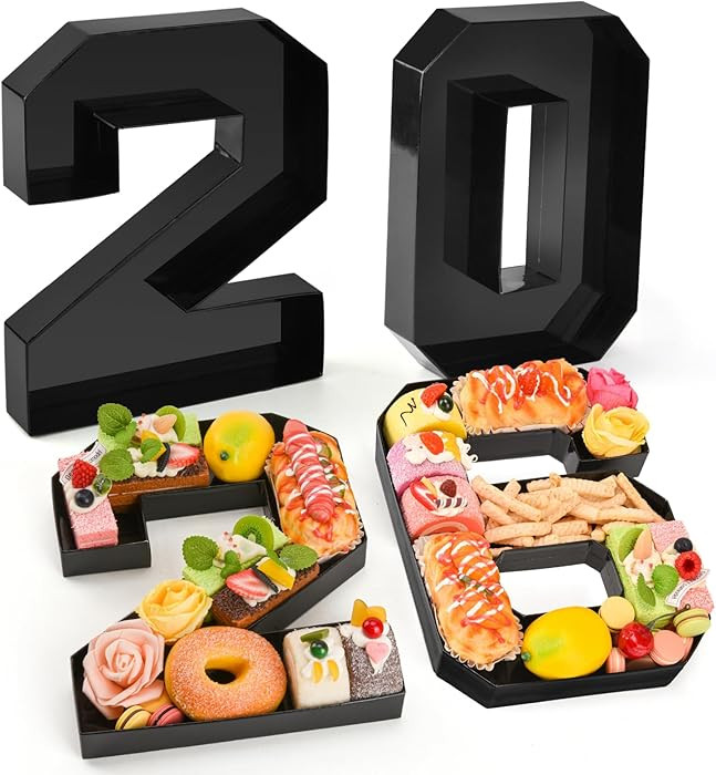 2026 Set Cardboard Number for Charcuterie 10.2'' Black Fillable Tray Charcuterie Paper Box for Gr... | Amazon (US)