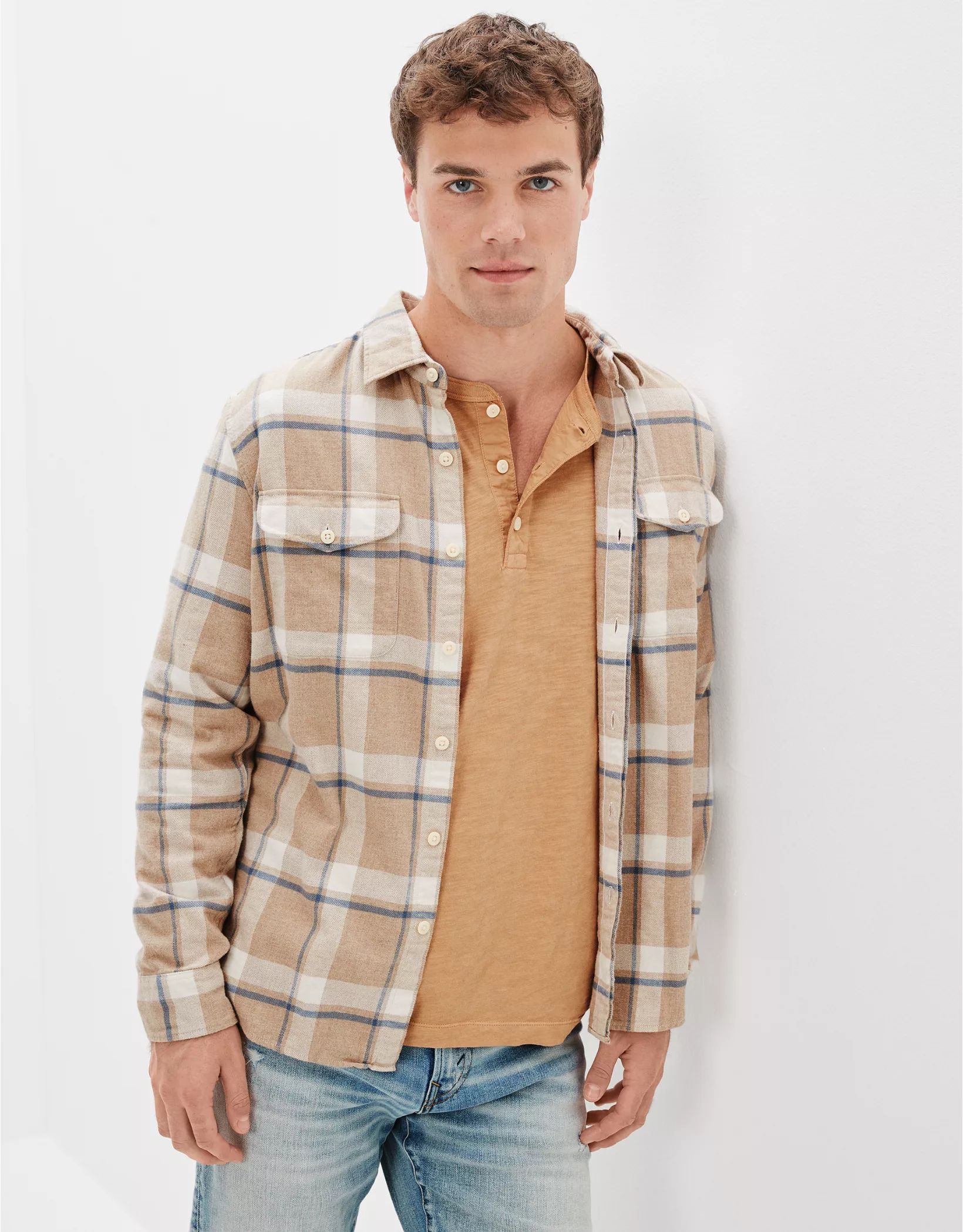 AE Super Soft Flannel Shirt | American Eagle Outfitters (US & CA)