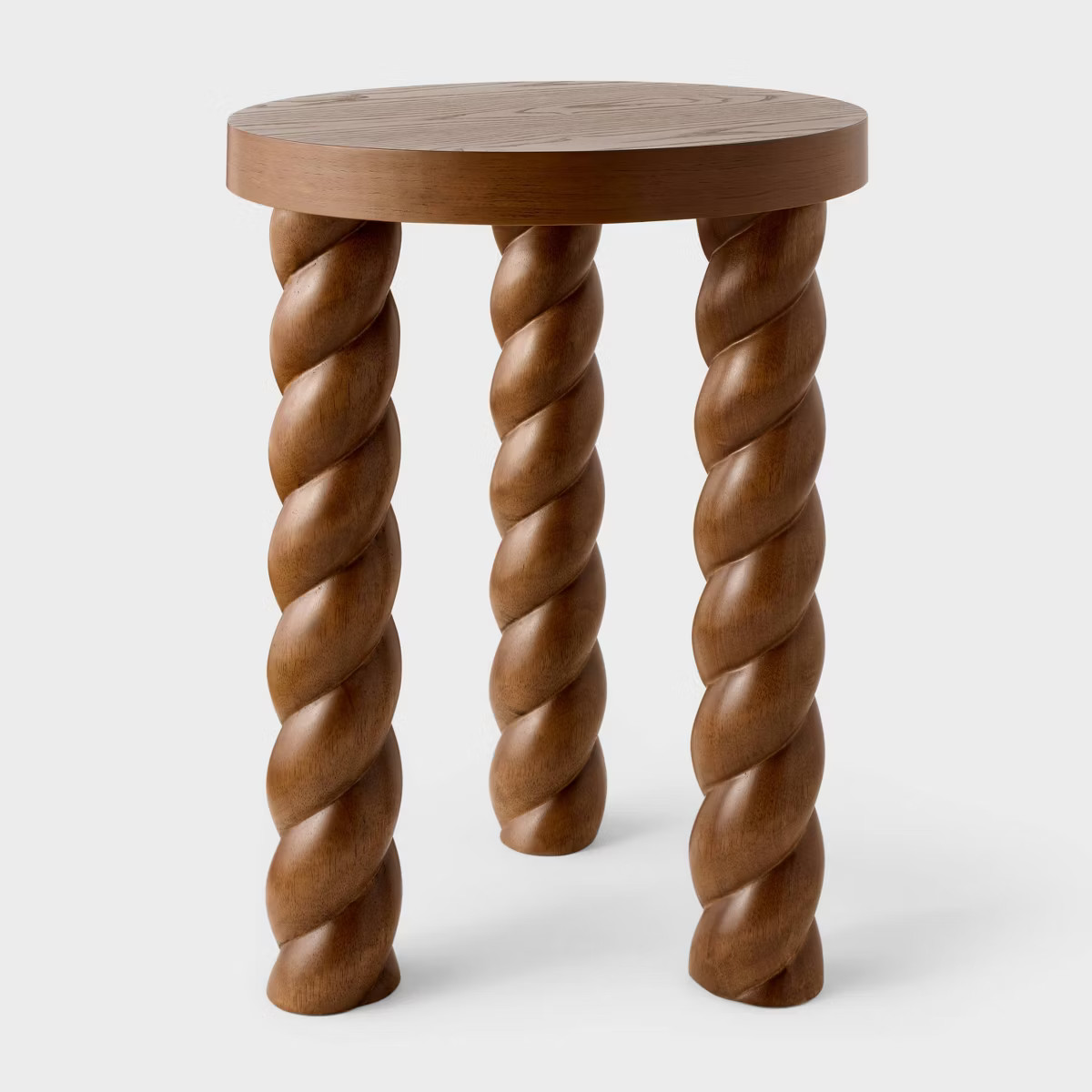 Braided Accent Table Walnut - Threshold™ designed with Studio McGee | Target
