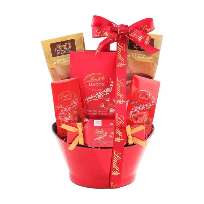 Lindt Holiday Lovely Gift Basket - 2lb | Target