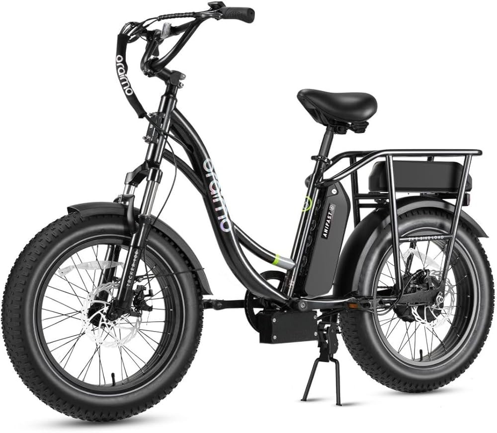Oraimo Electric Bike for Adults, 750W Motor (Peak 1000W) 20" x 4.0 Fat Tire with Dual Shock Absor... | Amazon (US)