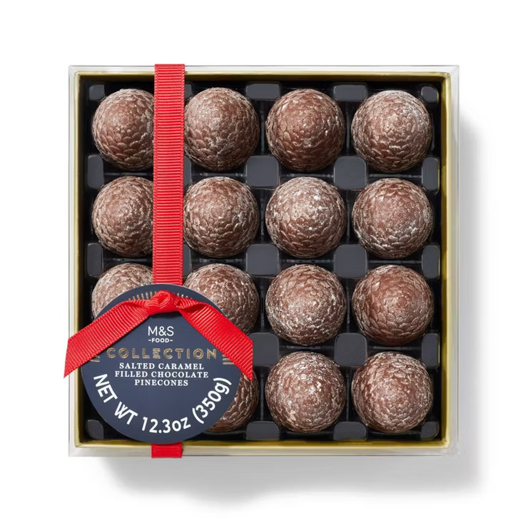 M&S Collection Salted Caramel Filled Chocolate Pinecones - 12.3oz | Target