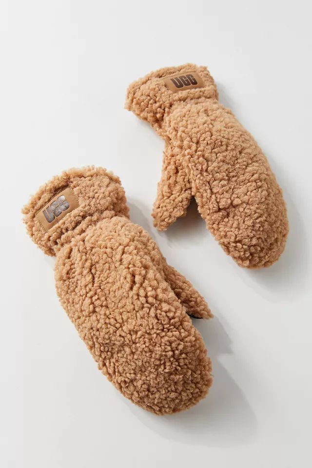 UGG Women’s Faux Fur Sherpa Mitten | Urban Outfitters (US and RoW)