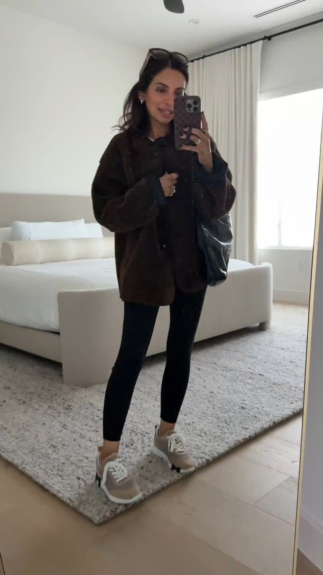 This Target shearling coat has been such a huge hit!! Here’s another way to style it casually. I’m wearing size XS in the coat and 2 in the leggings 🤎

#LTKPetite #LTKSeasonal