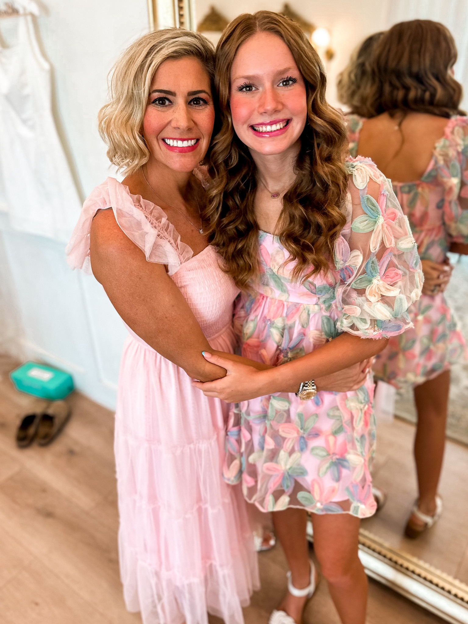 My sister and nieces wedding guest dresses—perfect for teens and tweens-my niece is wearing a small (typically a size 0-2; 5’5)
Sister is wearing small (typically a 6; 5’4)

#LTKStyleTip #LTKKids #LTKFindsUnder50