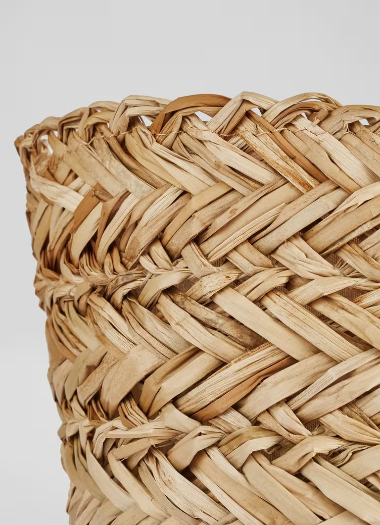 Viola Natural Straw Brown Handles Basket Bag | L.K. Bennett (UK)