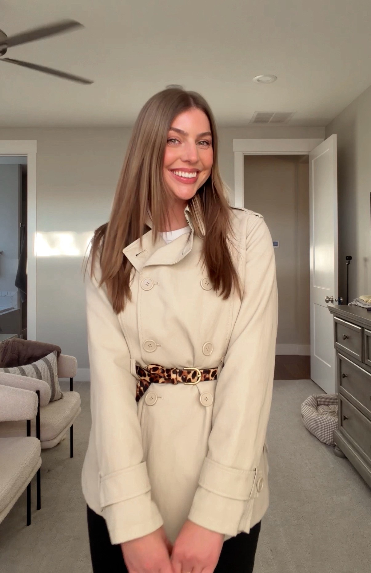 Faux leather trench - medium

#LTKTall #LTKootd