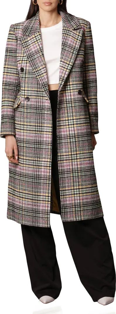 Plaid Double Breasted Coat | Nordstrom