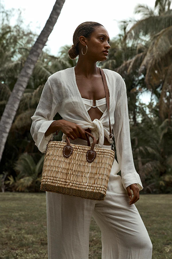 Lake Como Woven Bag - Small | Monday Swimwear