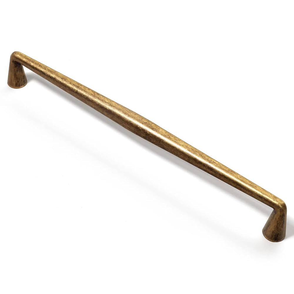 Goo-Ki Vintage Retro Antique Brass Zinc Alloy Cabinet Handles - 7.56''(192mm) Hole Center Afforda... | Amazon (US)