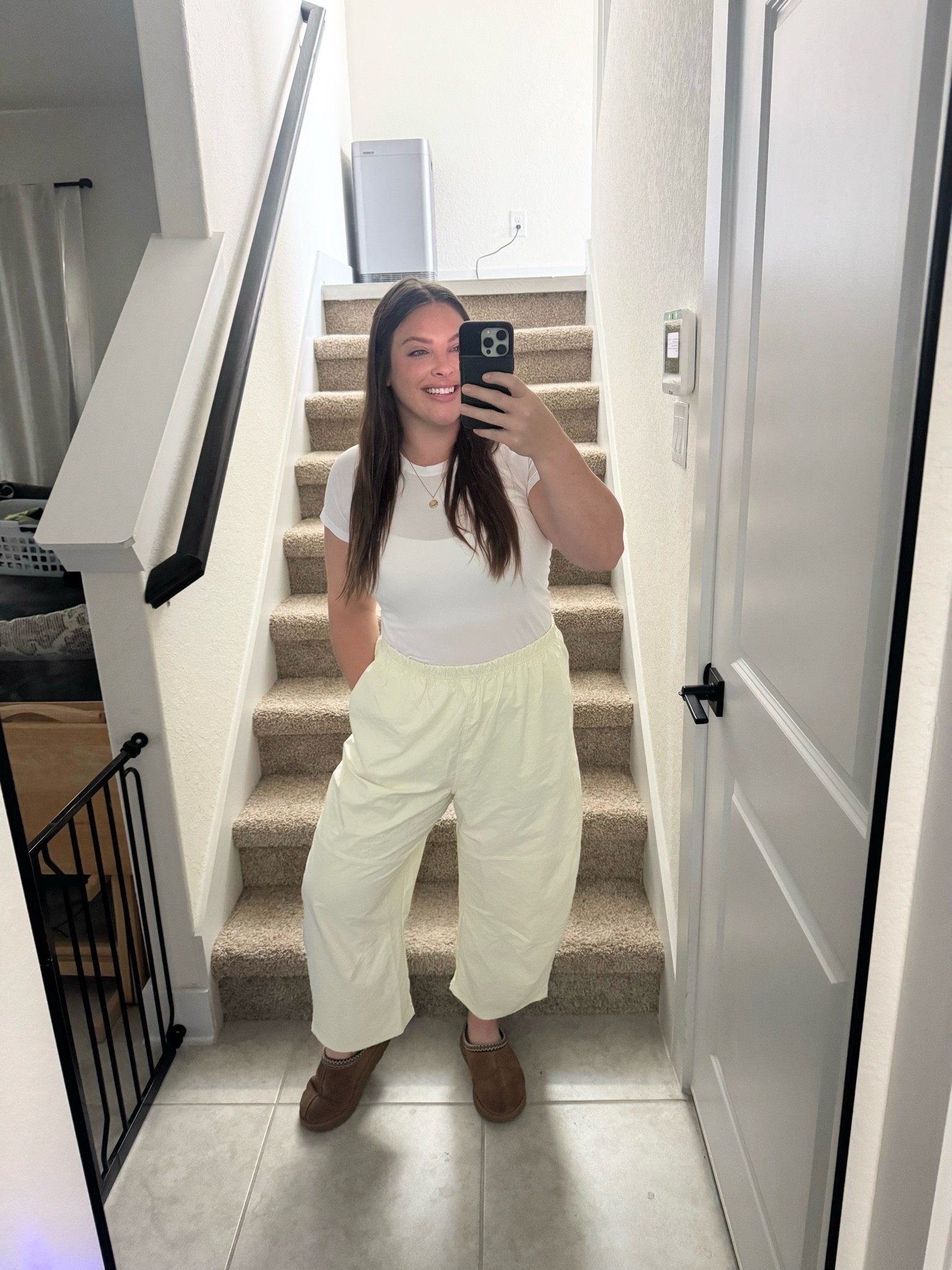 Today’s comfortable WFH ootd 💛

#LTKMidsize #LTKootd #LTKActive