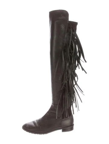 Stuart Weitzman Mane Over-The-Knee Boots | The Real Real, Inc.