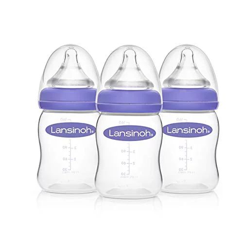 Lansinoh Breastfeeding Bottles for Baby, 5 Ounces, 3 Count | Walmart (US)