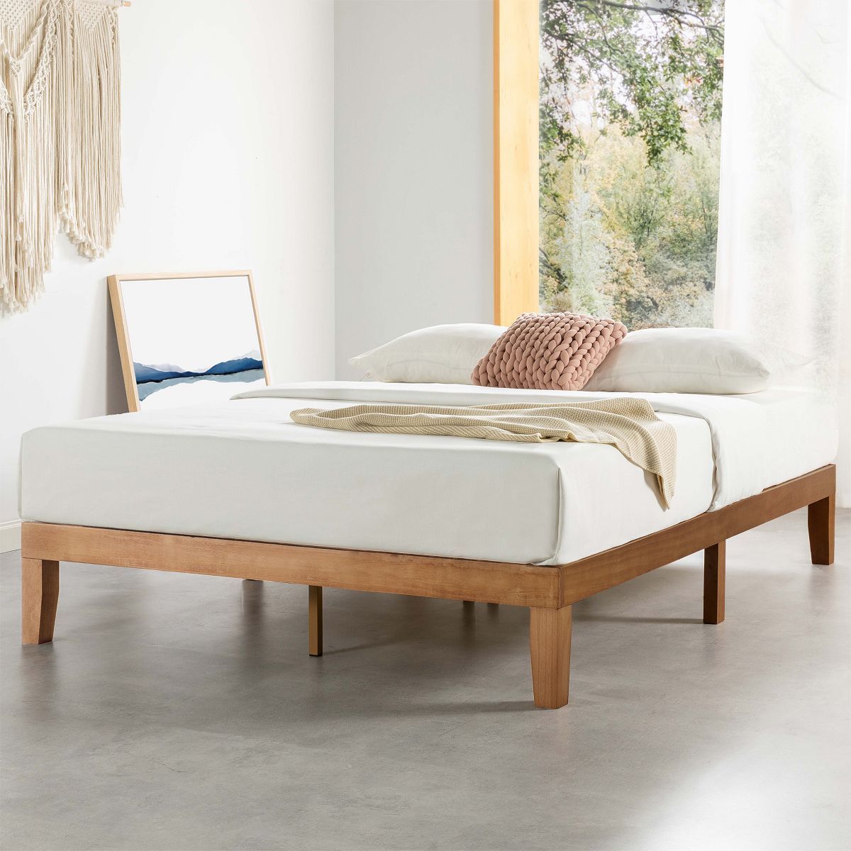 12" Naturalista Classic Solid Wood Platform Bed - Mellow | Target