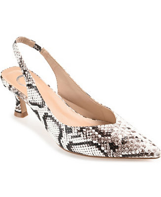 Women's Mikoa Slingback Pointed Toe Kitten Heels | Macy's