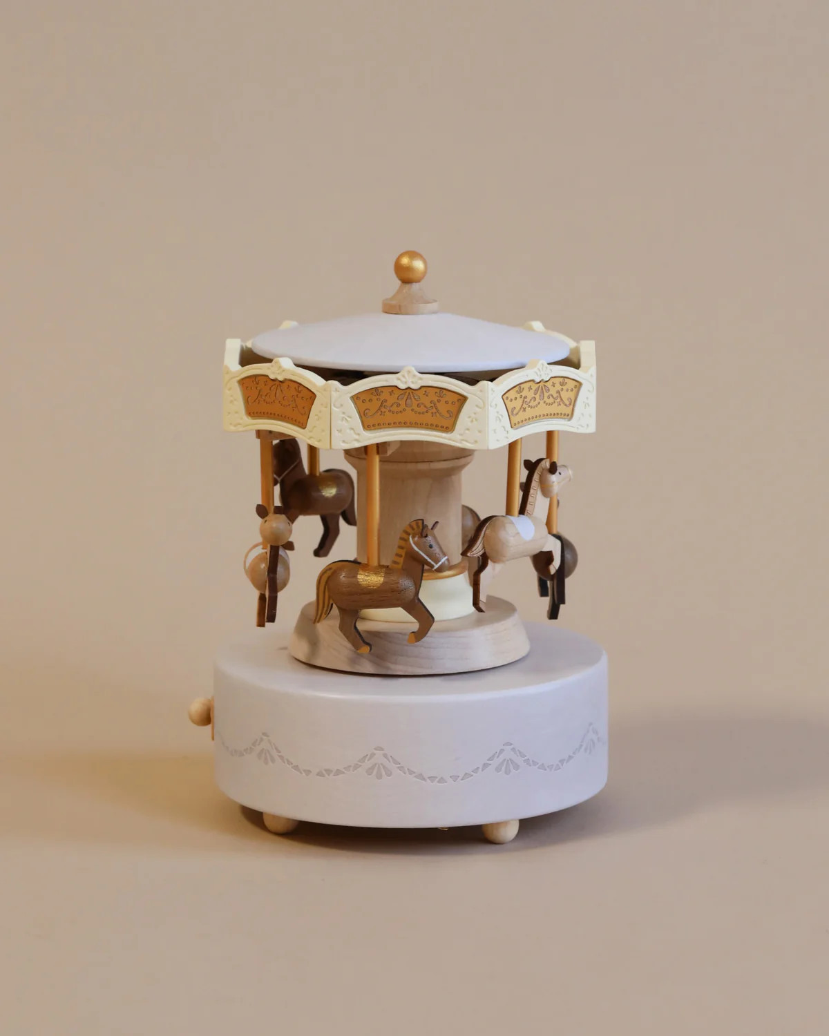 Wooden Carousel Music Box | Odin Parker