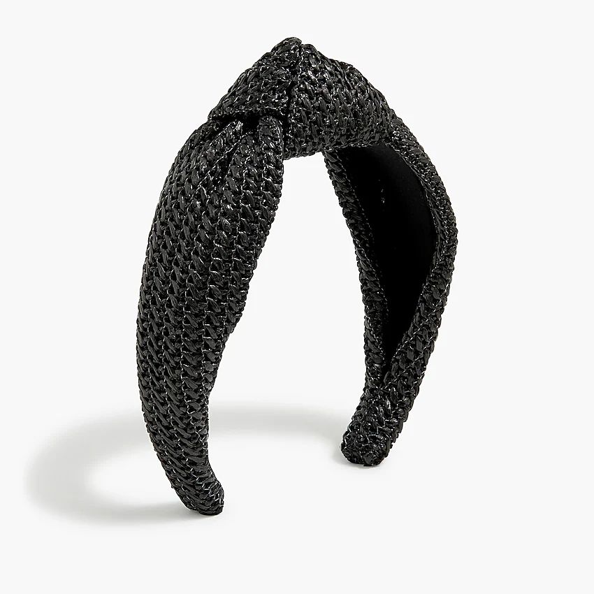 Raffia knot headband | J.Crew Factory