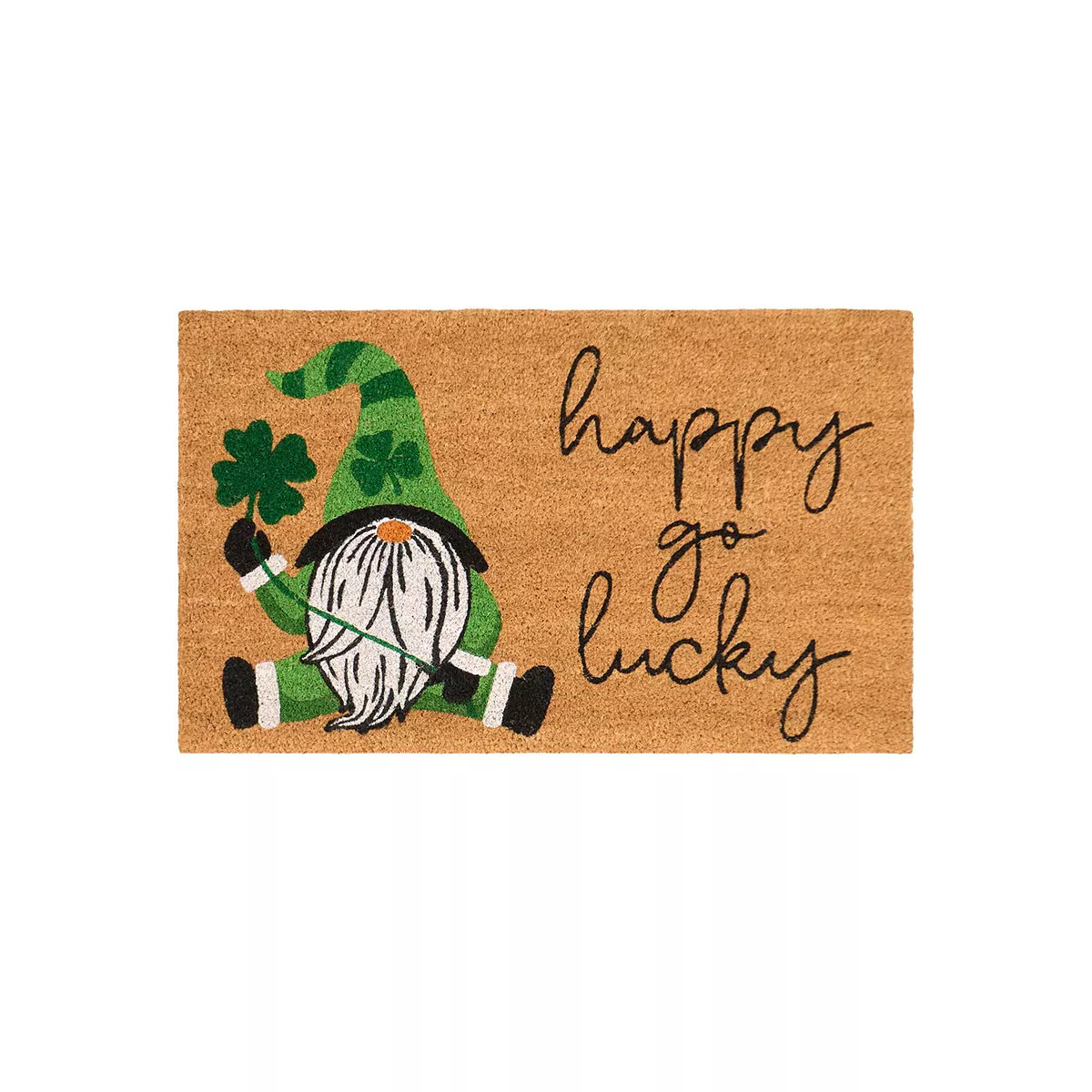 The Lakeside Collection St Patrick's Day Coir Doormat 30" x 18" | Target
