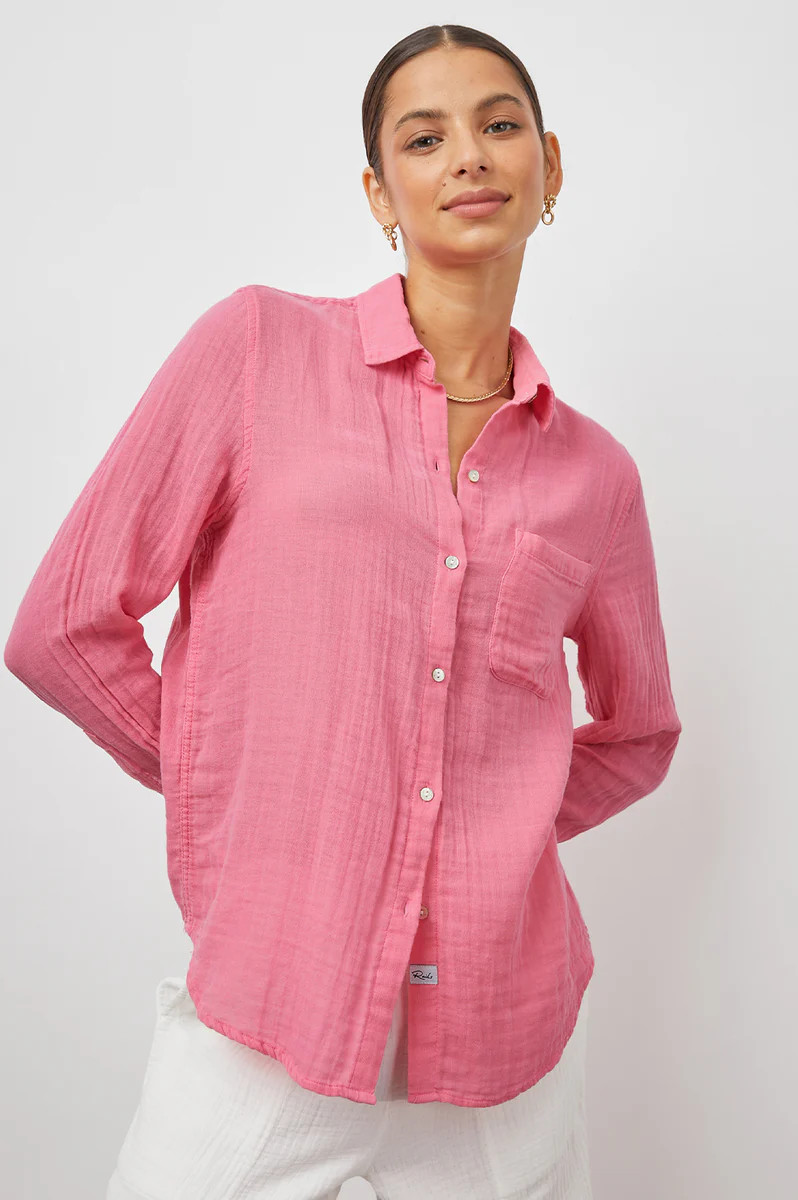 ELLIS SHIRT - MALIBU PINK | Rails