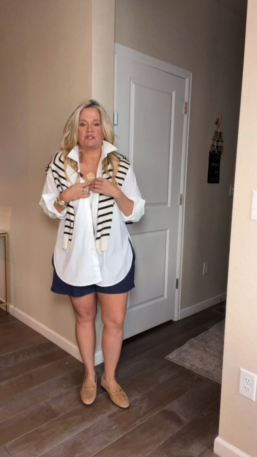 ✨Tap the bell, save and ❤️ for over 40 fashion, midlife style, midsize fashion and luxury looks for less. 

⬇️Sizing information:
Large (size down if in between sizes.) 

The $20 Amazon shorts I can't stop wearing.

Cool. Comfortable. Belly-friendly.

Why they pass the Outfit Physics test:

✔ They skim instead of cling. ✔ The wider leg opening creates balance. ✔ The soft waistband doesn't squeeze the belly. ✔ They move with you, not against you.

Endless ways to style them…

👑"Helping you look good, feel good!" - Lindsey Denver

#LTKOver40 #LTKPlusSize #LTKMidsize

Comment SHOP below to receive a DM with the link to this post on my LTK ⬇ https://liketk.it/6eKMg